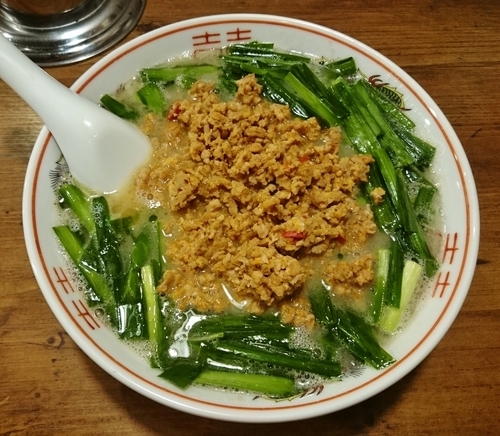 「ニラ味噌中華そば（冬季限定） 850円」@江戸前煮干し中華そば きみはん 総本店の写真