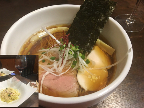 「鷄清湯醤油らーめん750円」@麺庵 小島流の写真