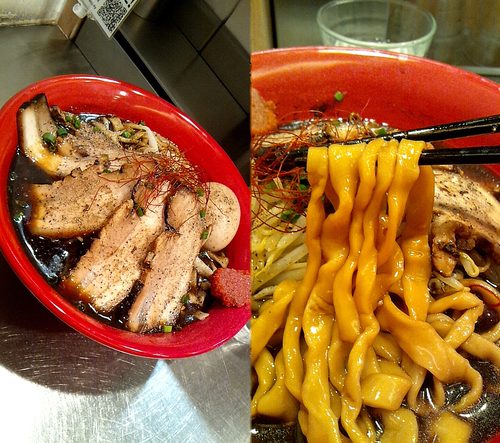 「『玉 BLACK(¥900)』」@麺創研 紅 BLACKの写真
