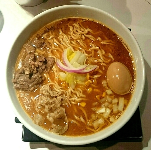 「味噌中華 味玉」@中華そば 金色不如帰 覇の写真