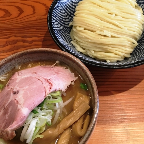 「つけそば　味噌」@麺 一直の写真