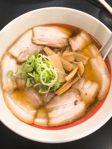 「豚バラチャーシューめん」@幸楽苑 サンモリノ那珂店の写真