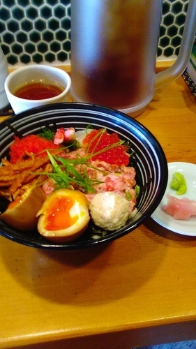 「ちらし麺　松」@鮮魚鶏出汁麺 沢むらの写真