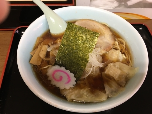 「ワンタン麺   750円」@ラーメンおざくの写真