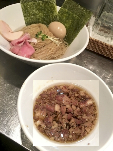 「[ゲリラ限定]  髄麺 (を昆布水つけそばで）￥800」@さんじの写真