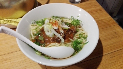 「ぶっかけ牛スジあんかがり（限定）」@カッパ64 福生店の写真