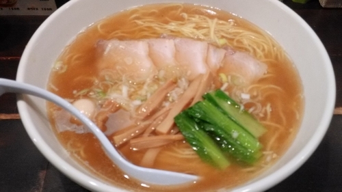 「中華そば（大盛）」@銀座 朧月 目黒処の写真