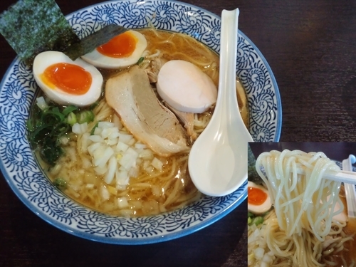 「味玉煮干し中華そば大盛900円固め」@煮干し中華そば 麺屋 新星の写真