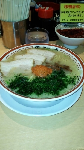 「中華ソバ＆山形辛味噌」@田中そば店の写真