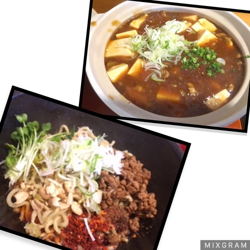 「正宗担々麺＋辛さ痺れ増し＋麻婆豆腐」@担々麺専門 發巳の写真