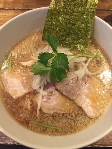 「【限定】煮干そば」@神田とりそば なな蓮の写真