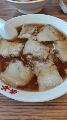 「醤油チャーシュー」@喜多方ラーメン 来夢 猪苗代店の写真