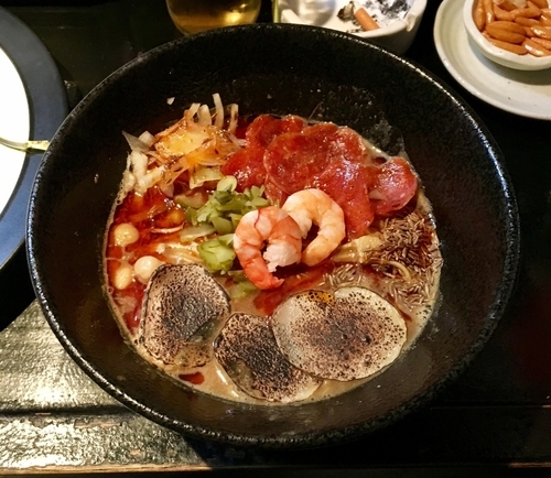 「蟹カレーNoodle+パクチー&クミン」@麺s慶の写真