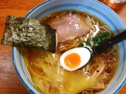 「ワンタン麺」@奥州白河ラーメン ○政の写真