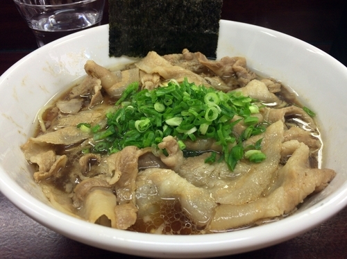 「炙り肉そば ライス付き（850円）」@麺屋 民のかまどの写真