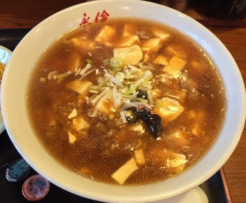 「マーボーラーメン＋ミニチャーハンセット（￥850）」@永倫の写真