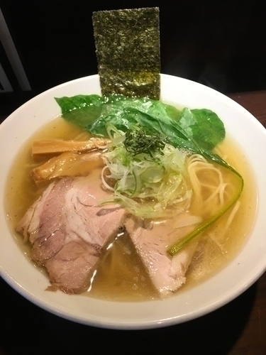 「アジ煮干し塩中華そば  ¥780」@志奈そば 田なか Secondの写真