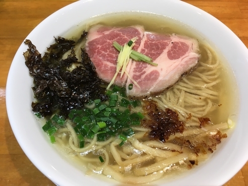 「こもんそば塩 750円」@麺ゃこもんの写真