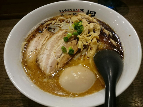 「隼みそらーめん、あじ玉」@らーめん楓の写真