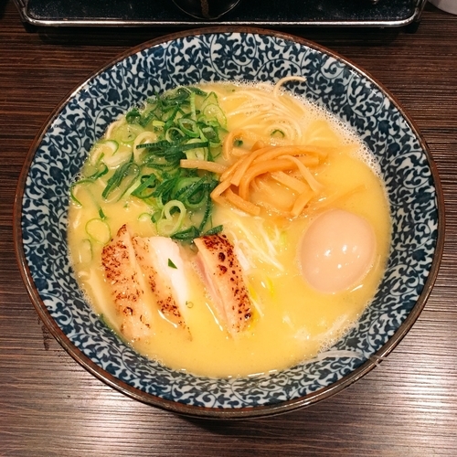 「濃厚鶏そば830円+トッピング味玉100円」@鶏そば 一瑳の写真