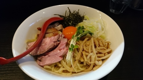 「ポルチーニと牛油そば、こだわり卵のせ。」@麺処 夏海の写真