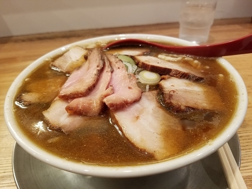 「肉そば(煮干) 1070円」@麺や 七彩 八丁堀店の写真