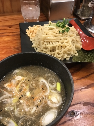 「塩つけ麺」@つけめん TETSU 所沢店の写真