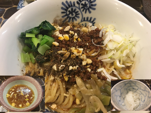 「【限定】担々まぜそば850円」@特級鶏蕎麦 龍介の写真