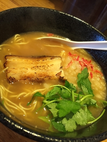 「太刀魚と海老の煮干しそば」@煮干し中華そば三四郎の写真