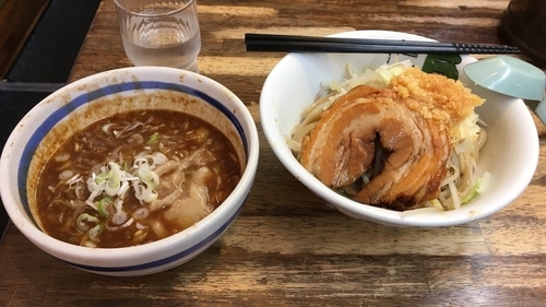 「つけ雷 にんにくマシ」@雷 北松戸本店の写真