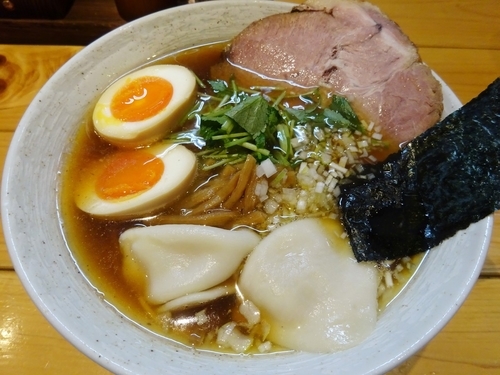 「しょうゆら～めん 750円 ＋ 日替わりご飯 100円」@麺や そめいよしのの写真