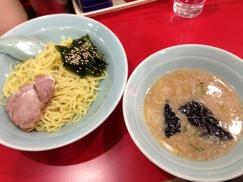 「ラーメン＋つけ麺変更」@ラーメン かいざん 新小岩店の写真