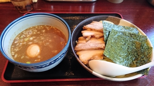 「特製 濃厚煮干つけ麺 大盛」@麺屋 甍の写真