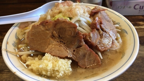「ラーメン ニンニクアブラ」@らーめん梵’s BONES北浦和本店の写真