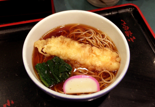 「イカ天そば(370円?)」@小諸そば EQUiA 北千住店の写真