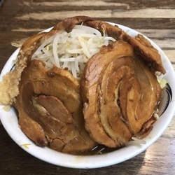 雷豚そば　大盛（麺ふつう　ニンニクマシ）