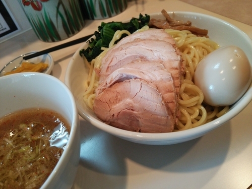 「とんこつしょう油つけ麺、味玉(大)」@らーめん将貴の写真
