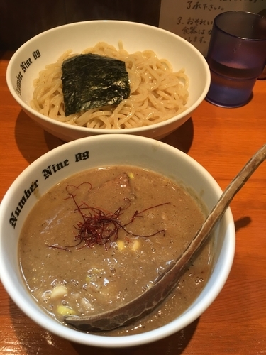 「濃厚つけ麺(煮干)熱盛800円」@麺Dining Number Nine 09の写真