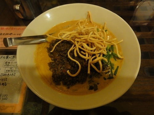 「タイカレーラーメン（ポーク・並）」@シャムの写真