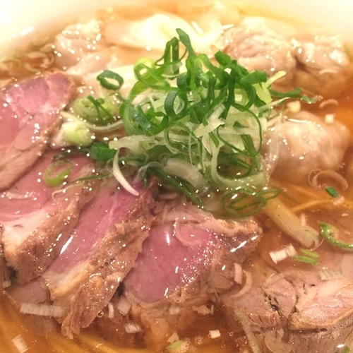 「叉焼雲呑麺」@中華麺酒房 中華そば すずらんの写真