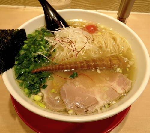 「柚子塩＋白ネギ(950円）」@NOODLES 蕾 RZの写真