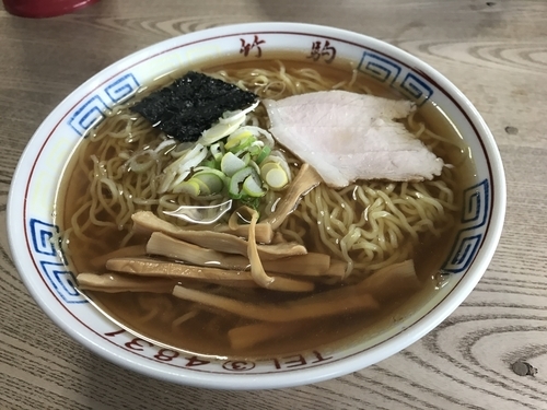 「中華そば 350円」@竹駒の写真