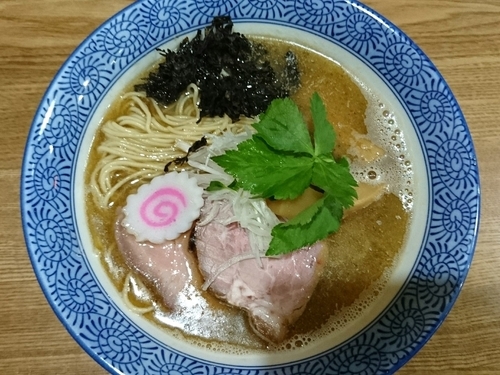 「強めの煮干そば(塩)」@溝ノ百合の写真