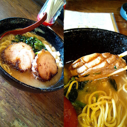 『ハーフハーフ+中盛+チャーシュー１枚(￥750+60+80