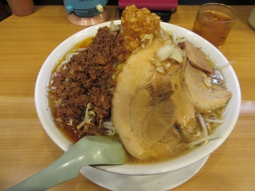 「魂麺（８５０円）＋理事長４５０円＋小豚２００円」@東池袋大勝軒 うさぎ家の写真