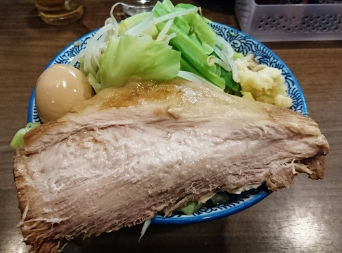 「【1/24限定】宮郎＋半熟玉子」@煮干しつけ麺 宮元の写真