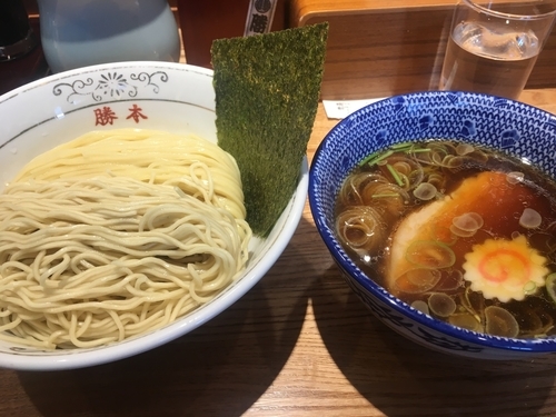 「清湯（しょうゆ）つけそば」@つけそば 神田勝本の写真