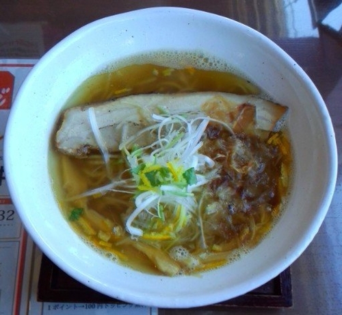 「和風柚子塩麺(1・2月限定)720円」@麺工房 かなでの写真