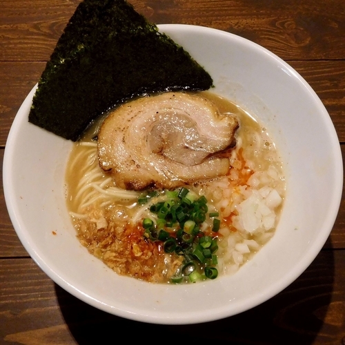 「辛味鶏白湯そば（800円）」@中華ソバ 煉虎の写真
