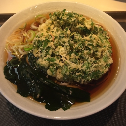 「春菊天（￥420）」@名代 富士そば 六本木店の写真